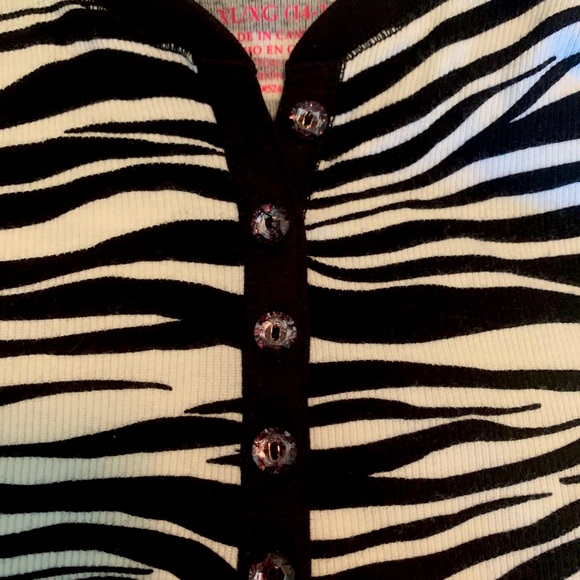 Zebra print long sleeve shirt - Picture 4 of 5
